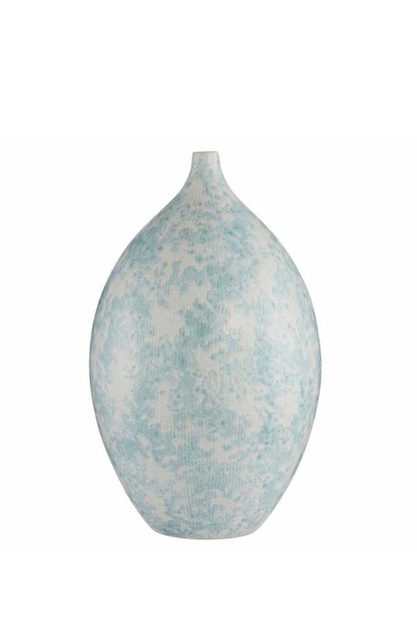 Vase weiss türkis Selia 44cm