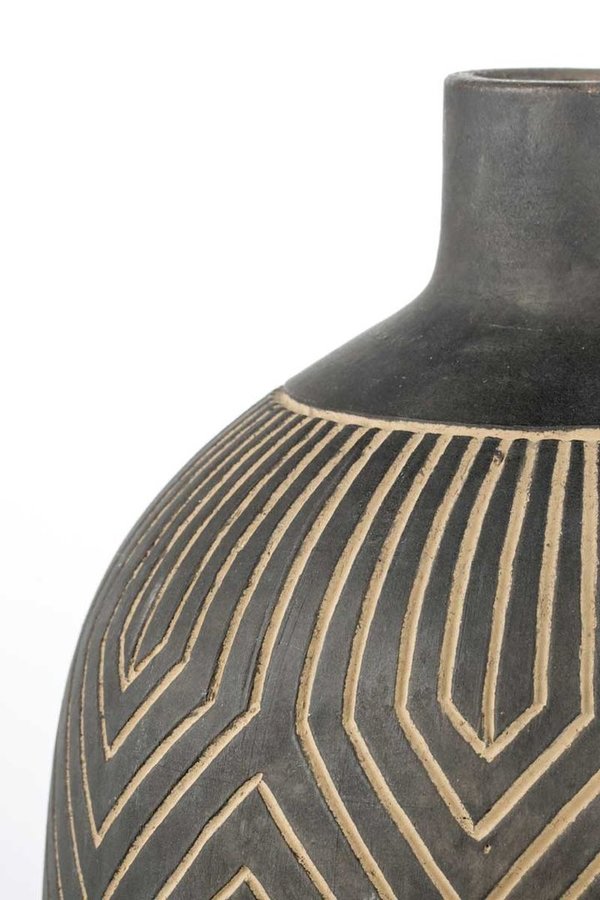 Vase Africa braunschwarz 41cm