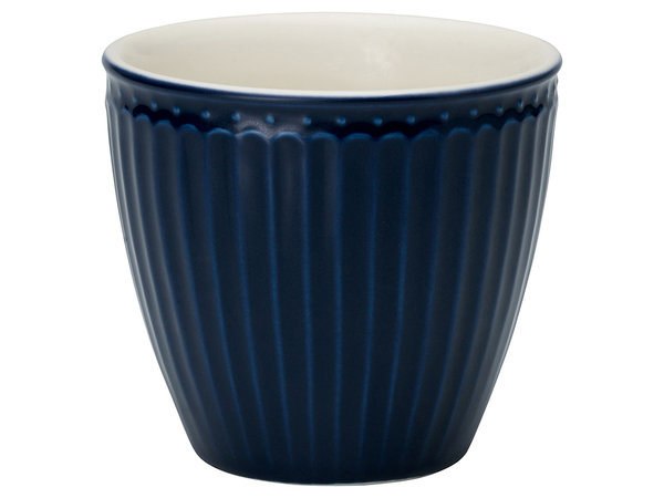 Latte cup Alice dark blue