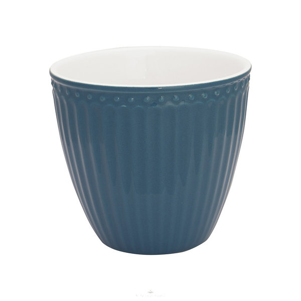 Latte cup Alice Ocean blue