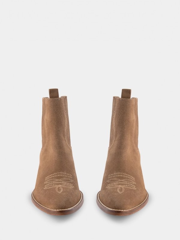 Boot Western suede natur