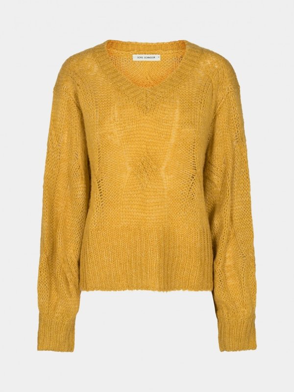 Pullover curry Strickbluse