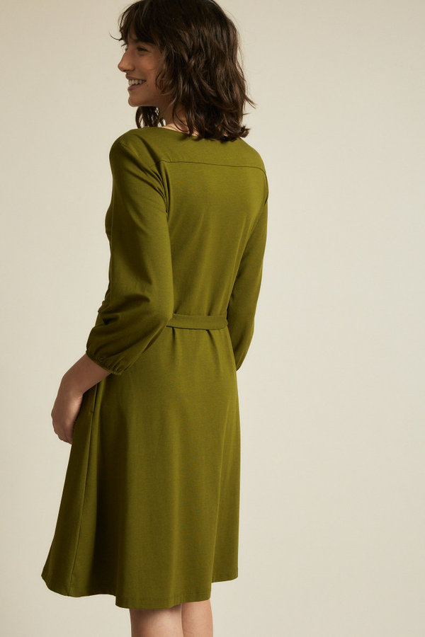 Jersey-Kleid grün BioCotton Tencel